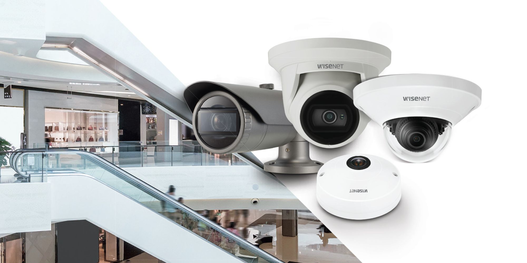 Hanwha Vision VMS displayed across multiple devices
