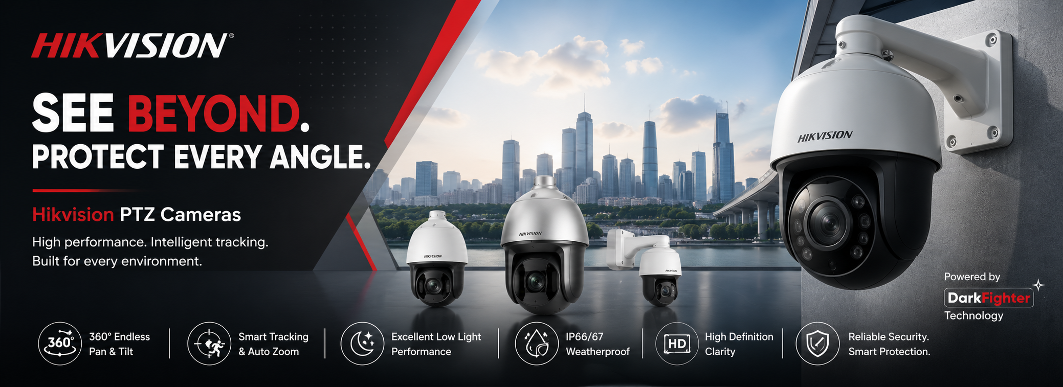 Hikvision PTZ Cameras — See Beyond. Protect Every Angle.