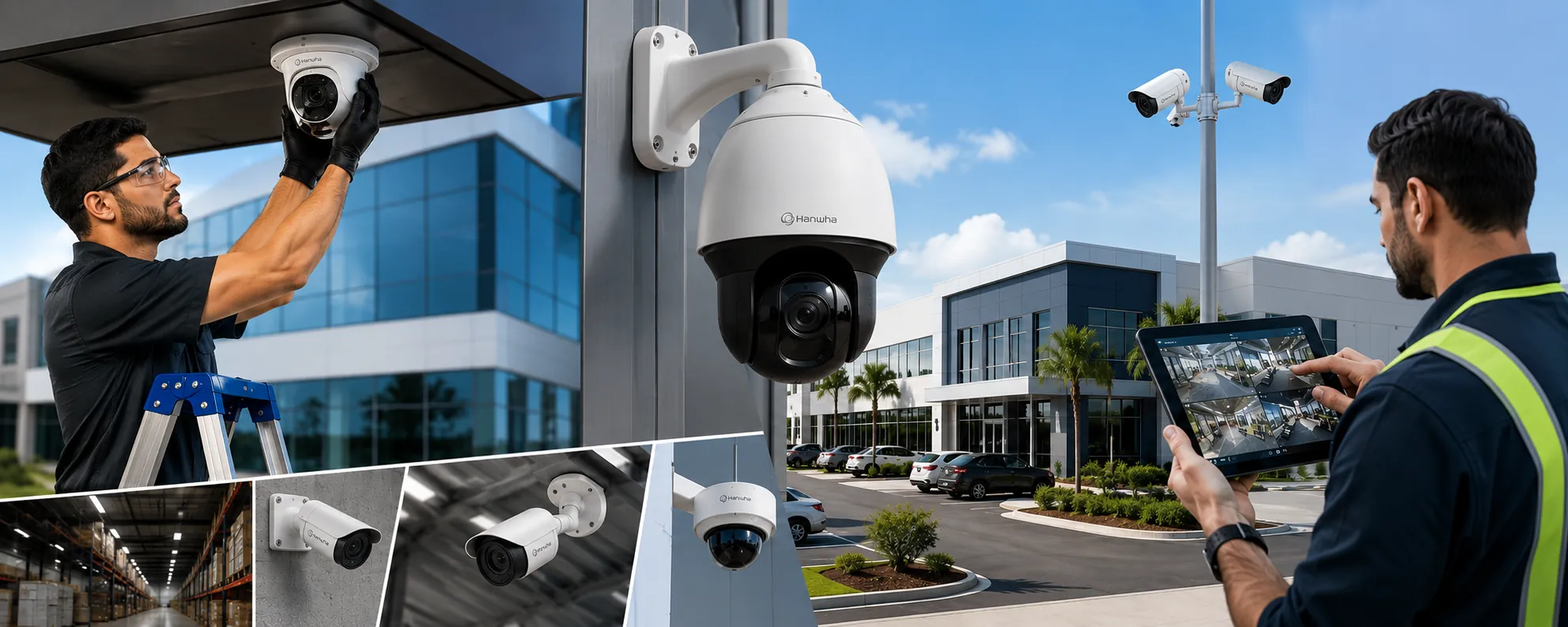 IDS CCTV installation team